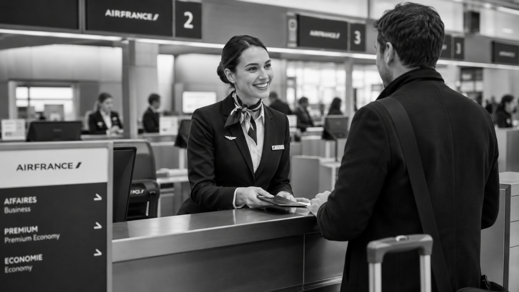 agent enregistrement aeroport