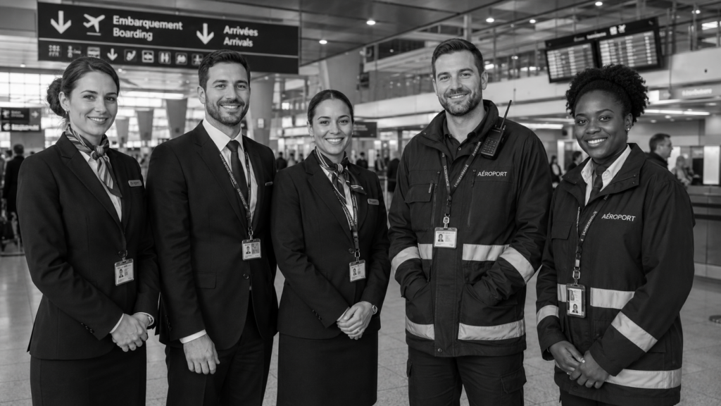 personnel aeroport